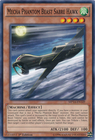 Mecha Phantom Beast Sabre Hawk [MP14-EN149] Common | L.A. Mood Comics and Games