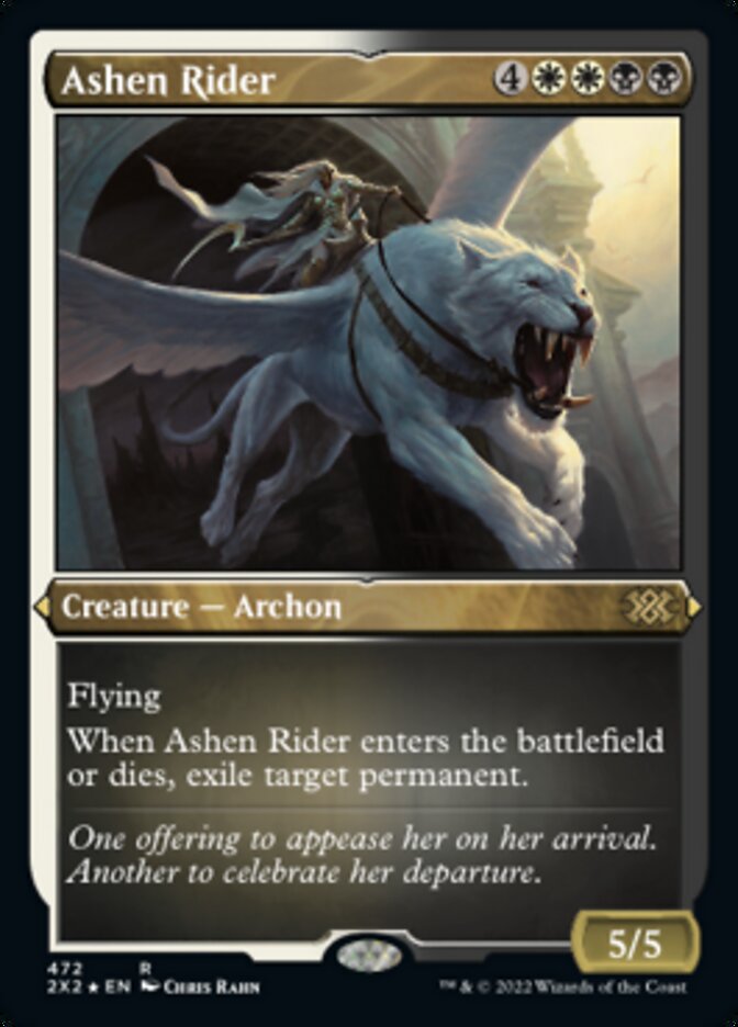 Ashen Rider (Foil Etched) [Double Masters 2022] | L.A. Mood Comics and Games