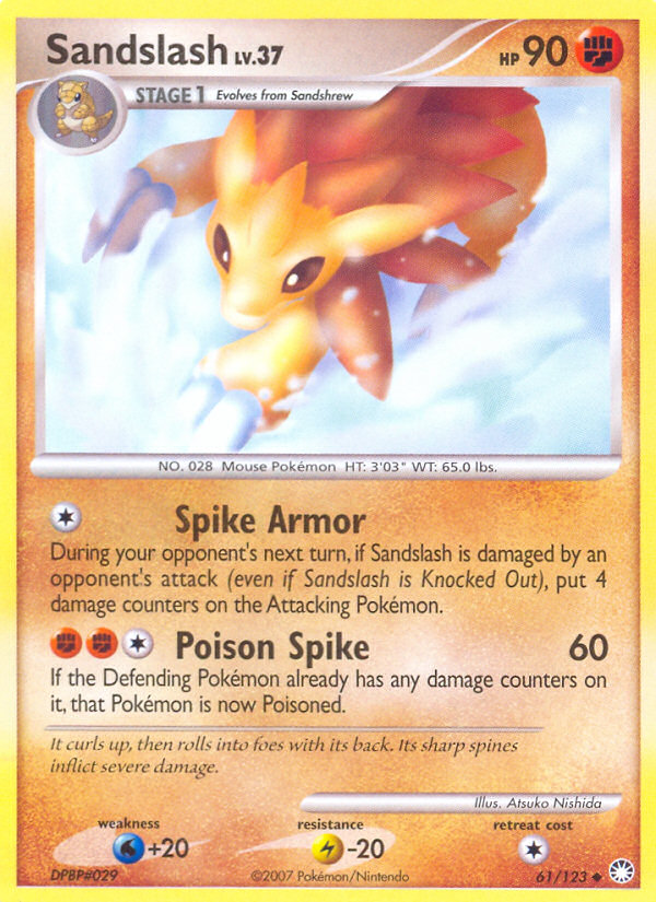 Sandslash (61/123) [Diamond & Pearl: Mysterious Treasures] | L.A. Mood Comics and Games