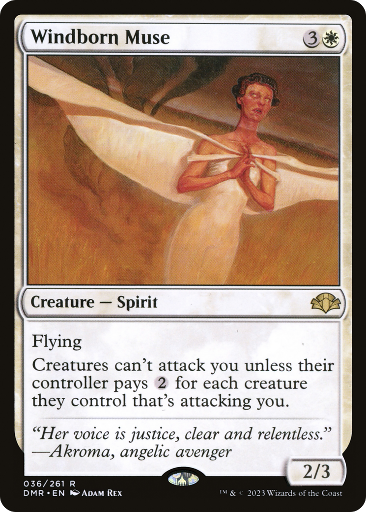 Windborn Muse [Dominaria Remastered] | L.A. Mood Comics and Games