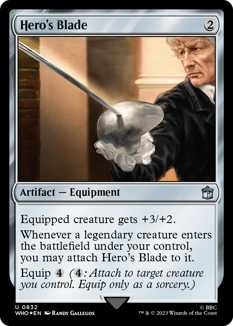 Hero's Blade (Surge Foil) [Doctor Who] | L.A. Mood Comics and Games