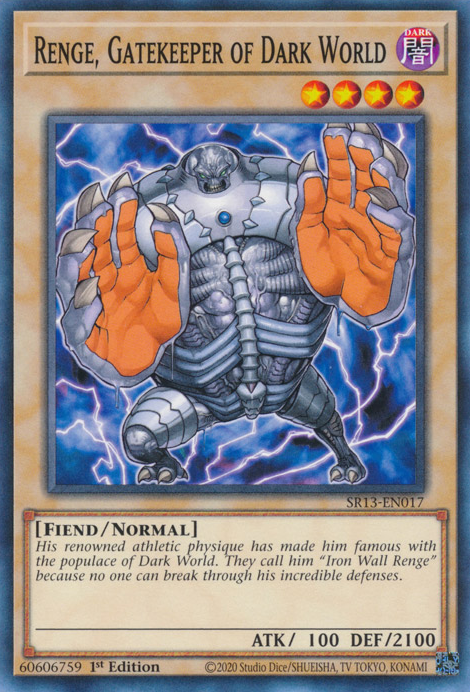 Renge, Gatekeeper of Dark World [SR13-EN017] Common | L.A. Mood Comics and Games