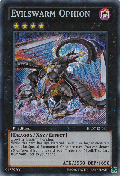 Evilswarm Ophion [HA07-EN064] Secret Rare | L.A. Mood Comics and Games