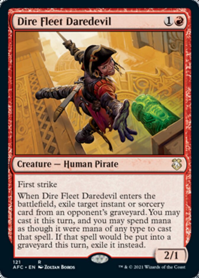 Dire Fleet Daredevil [Dungeons & Dragons: Adventures in the Forgotten Realms Commander] | L.A. Mood Comics and Games