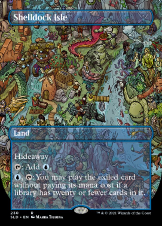 Shelldock Isle (230) (Borderless) [Secret Lair Drop Series] | L.A. Mood Comics and Games