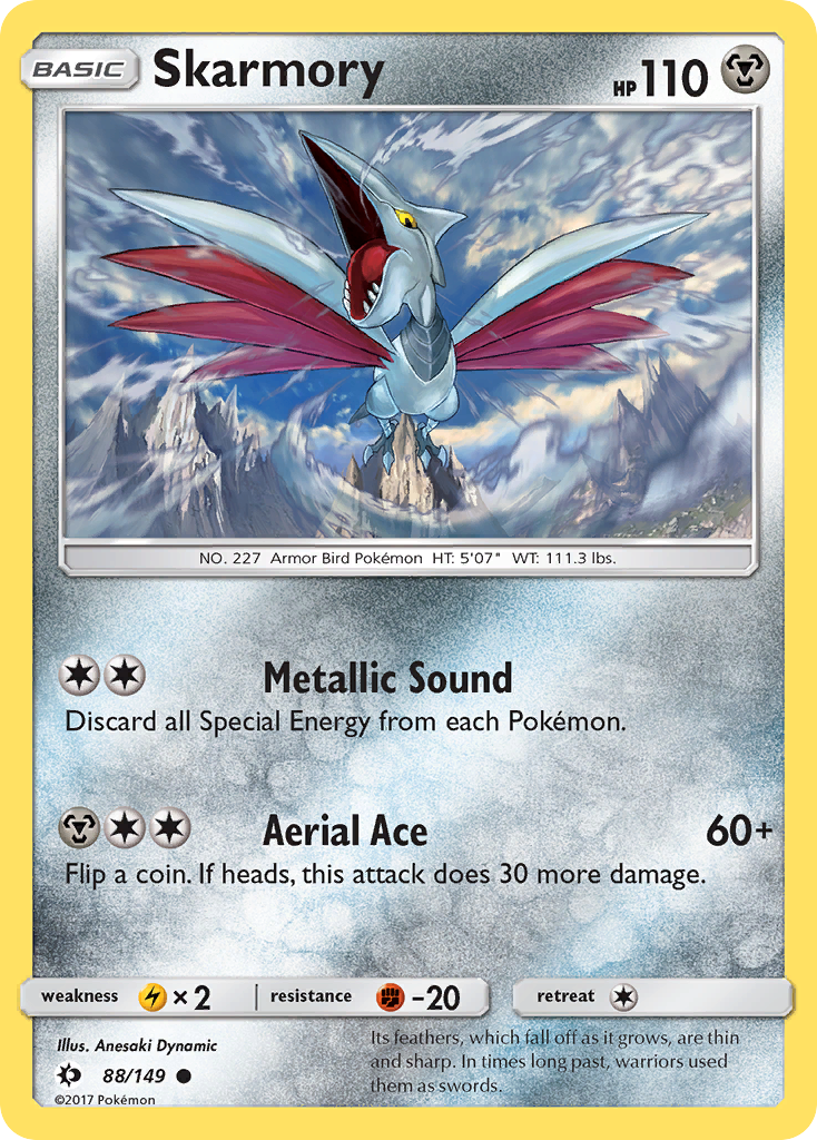 Skarmory (88/149) [Sun & Moon: Base Set] | L.A. Mood Comics and Games