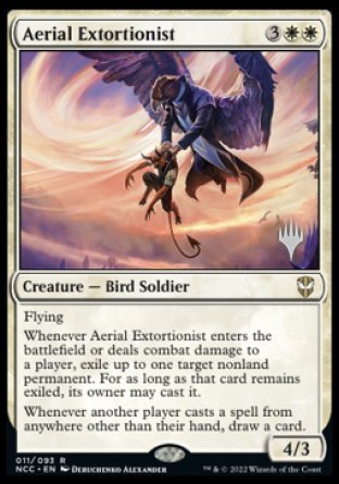 Aerial Extortionist (Promo Pack) [Streets of New Capenna Commander Promos] | L.A. Mood Comics and Games