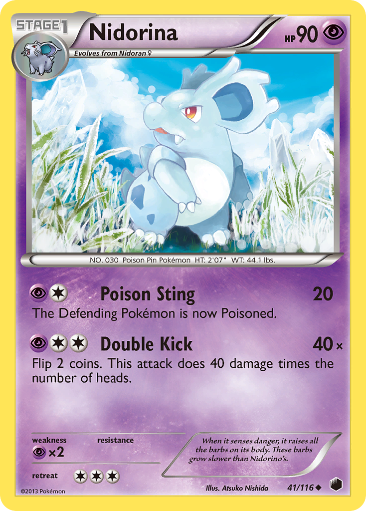 Nidorina (41/116) [Black & White: Plasma Freeze] | L.A. Mood Comics and Games