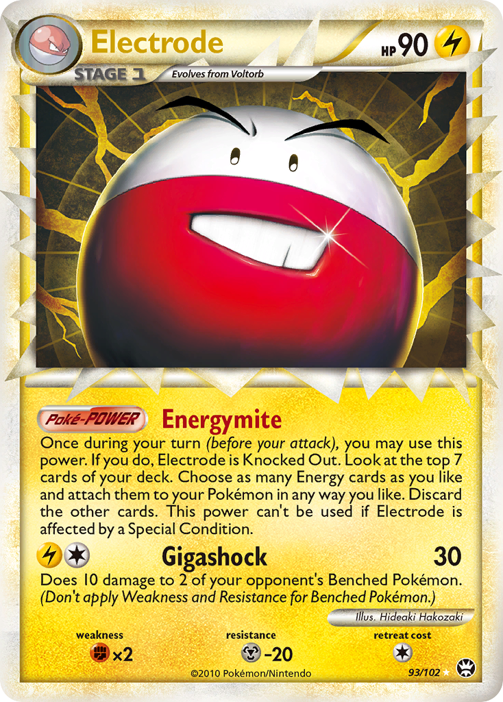 Electrode (93/102) [HeartGold & SoulSilver: Triumphant] | L.A. Mood Comics and Games