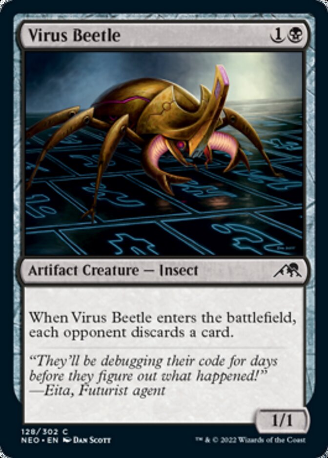 Virus Beetle [Kamigawa: Neon Dynasty] | L.A. Mood Comics and Games