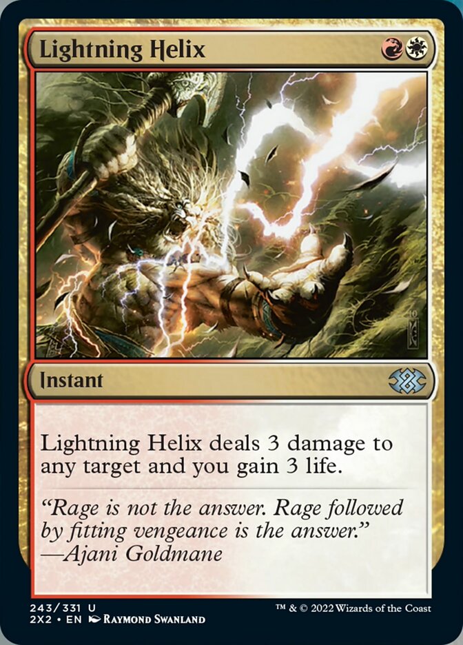 Lightning Helix [Double Masters 2022] | L.A. Mood Comics and Games