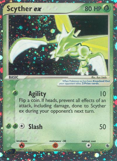 Scyther ex (102/109) [EX: Ruby & Sapphire] | L.A. Mood Comics and Games