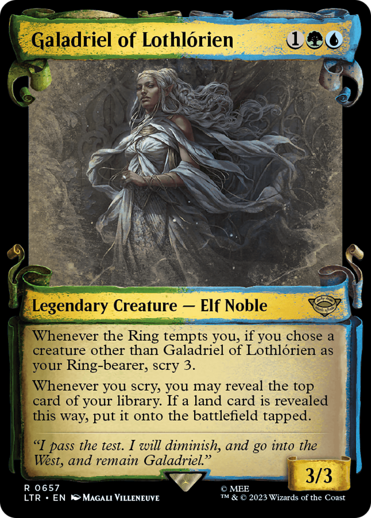 Galadriel of Lothlorien [The Lord of the Rings: Tales of Middle-Earth Showcase Scrolls] | L.A. Mood Comics and Games