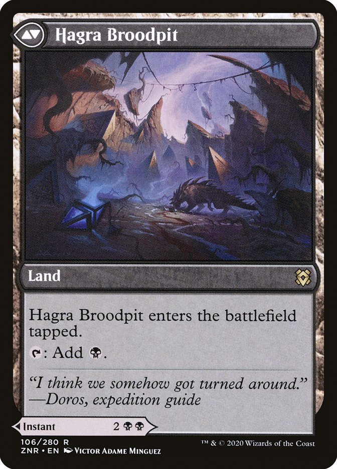 Hagra Mauling // Hagra Broodpit [Zendikar Rising] | L.A. Mood Comics and Games