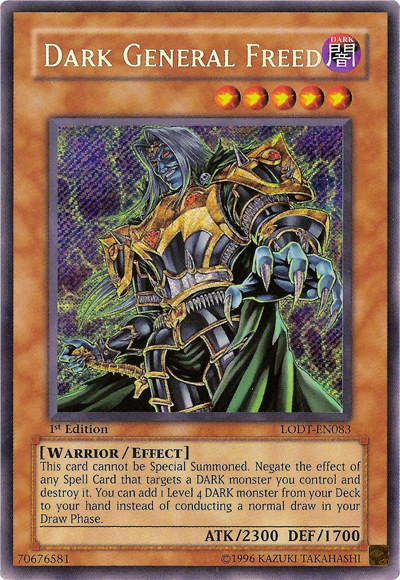Dark General Freed [LODT-EN083] Secret Rare | L.A. Mood Comics and Games