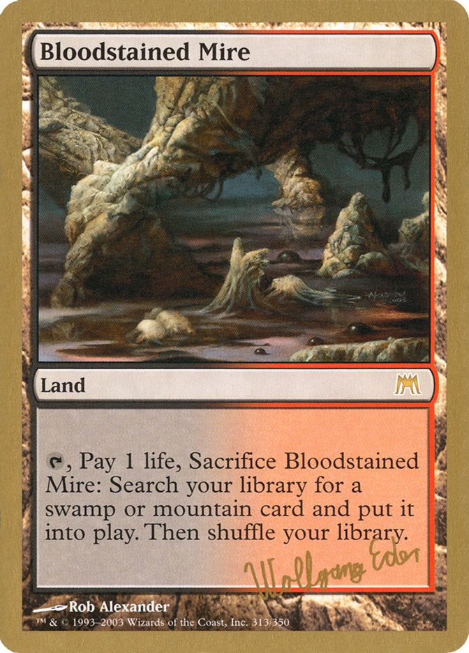 Bloodstained Mire (Wolfgang Eder) [World Championship Decks 2003] | L.A. Mood Comics and Games