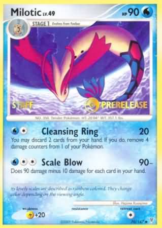 Milotic (70/147) (Staff Prerelease Promo) [Nintendo: Black Star Promos] | L.A. Mood Comics and Games