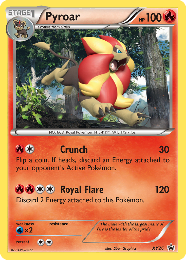 Pyroar (XY26) [XY: Black Star Promos] | L.A. Mood Comics and Games