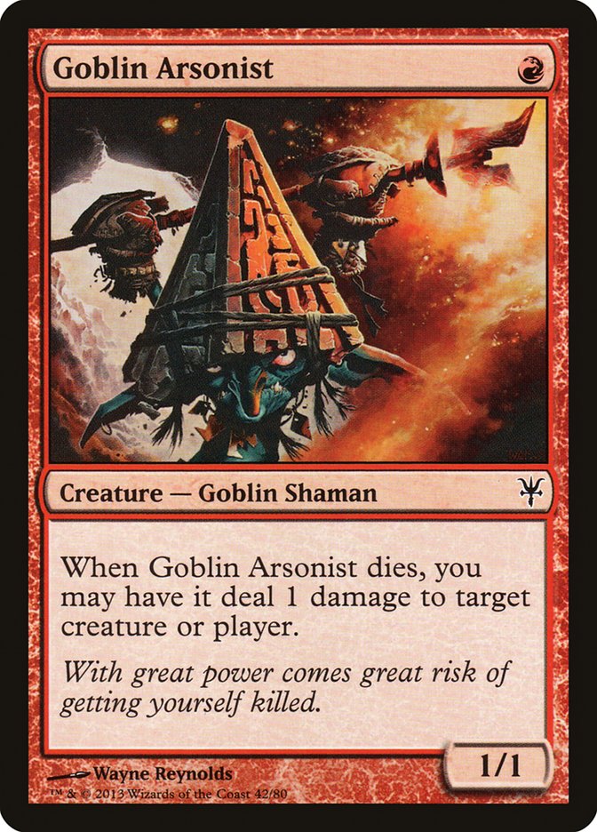 Goblin Arsonist [Duel Decks: Sorin vs. Tibalt] | L.A. Mood Comics and Games