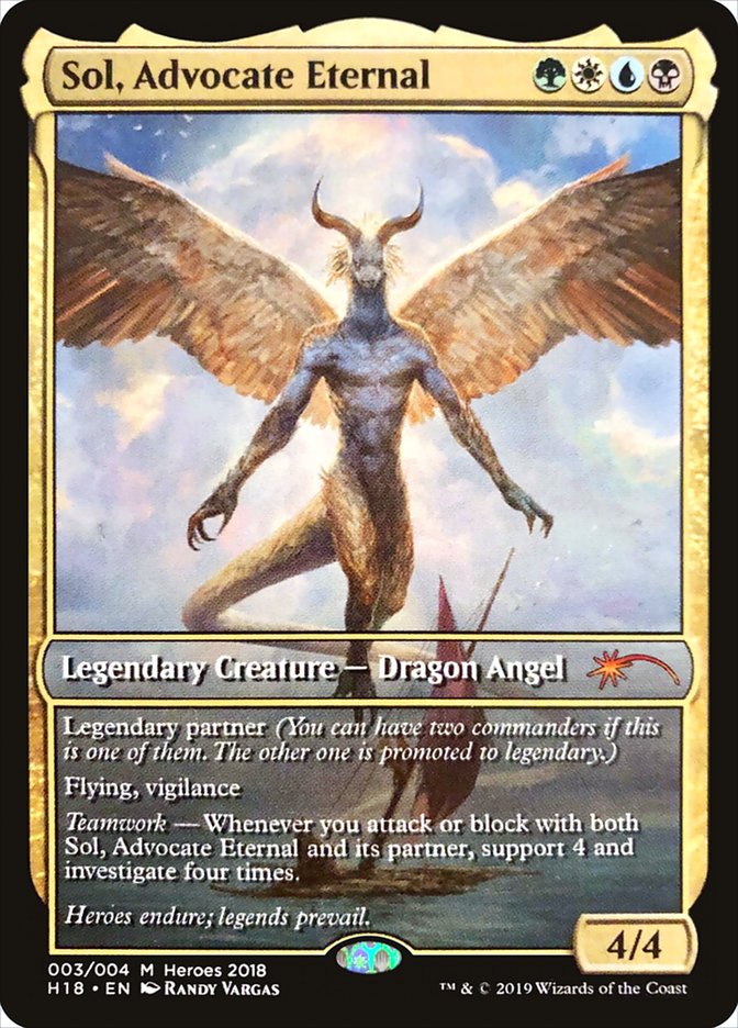 Sol, Advocate Eternal [Heroes of the Realm 2018] | L.A. Mood Comics and Games