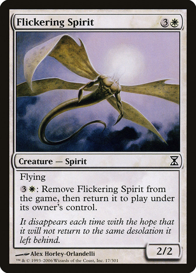 Flickering Spirit [Time Spiral] | L.A. Mood Comics and Games
