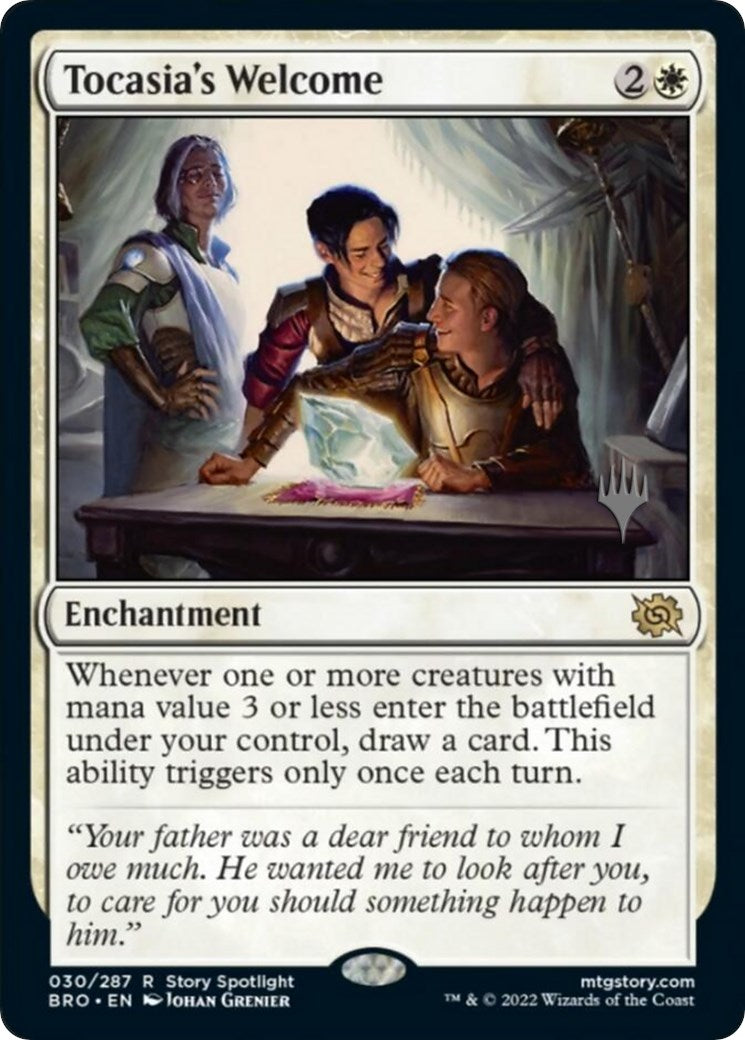 Tocasia's Welcome (Promo Pack) [The Brothers' War Promos] | L.A. Mood Comics and Games