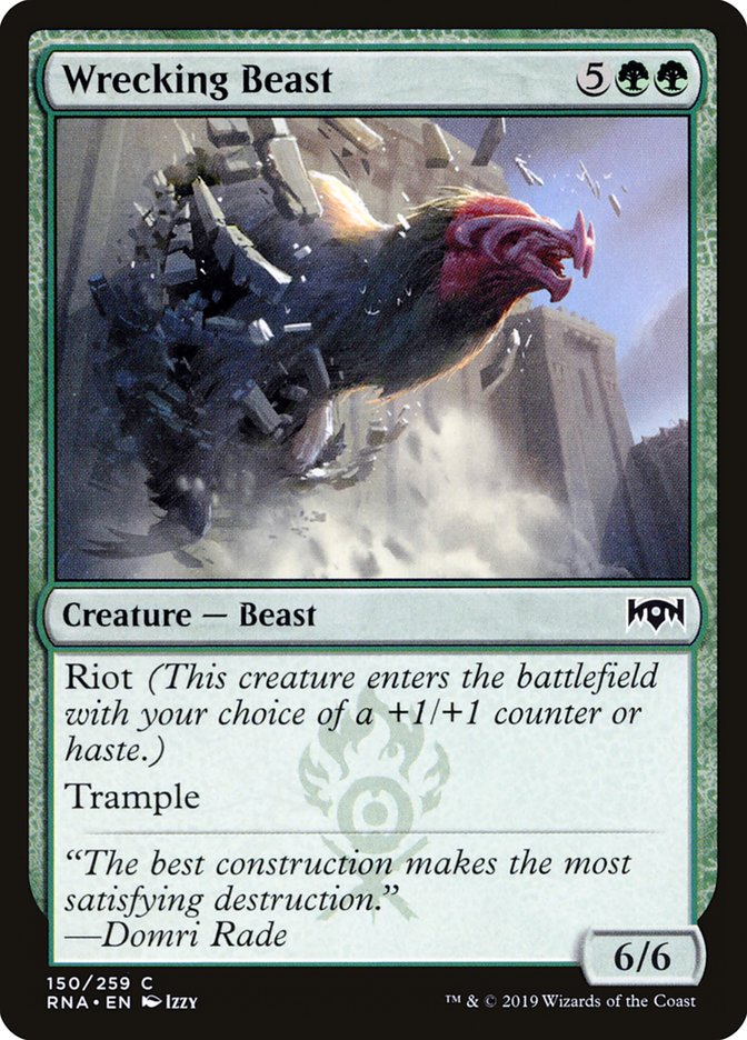 Wrecking Beast [Ravnica Allegiance] | L.A. Mood Comics and Games