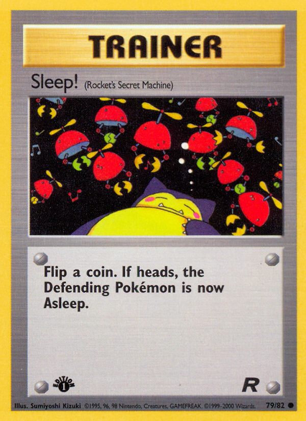 Sleep! (79/82) [Team Rocket 1st Edition] | L.A. Mood Comics and Games