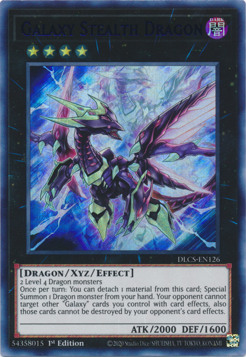 Galaxy Stealth Dragon (Blue) [DLCS-EN126] Ultra Rare | L.A. Mood Comics and Games