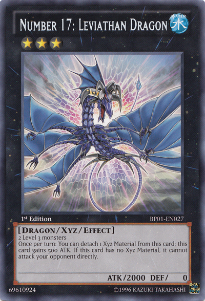 Number 17: Leviathan Dragon [BP01-EN027] Rare | L.A. Mood Comics and Games