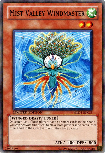 Mist Valley Windmaster [GLD3-EN033] Common | L.A. Mood Comics and Games