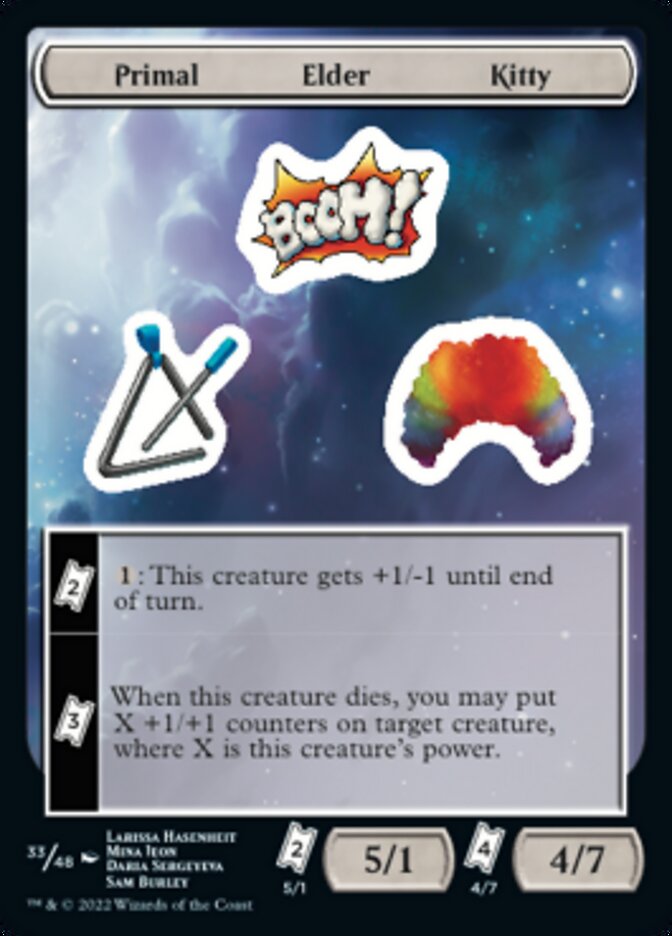 Primal Elder Kitty [Unfinity Stickers] | L.A. Mood Comics and Games