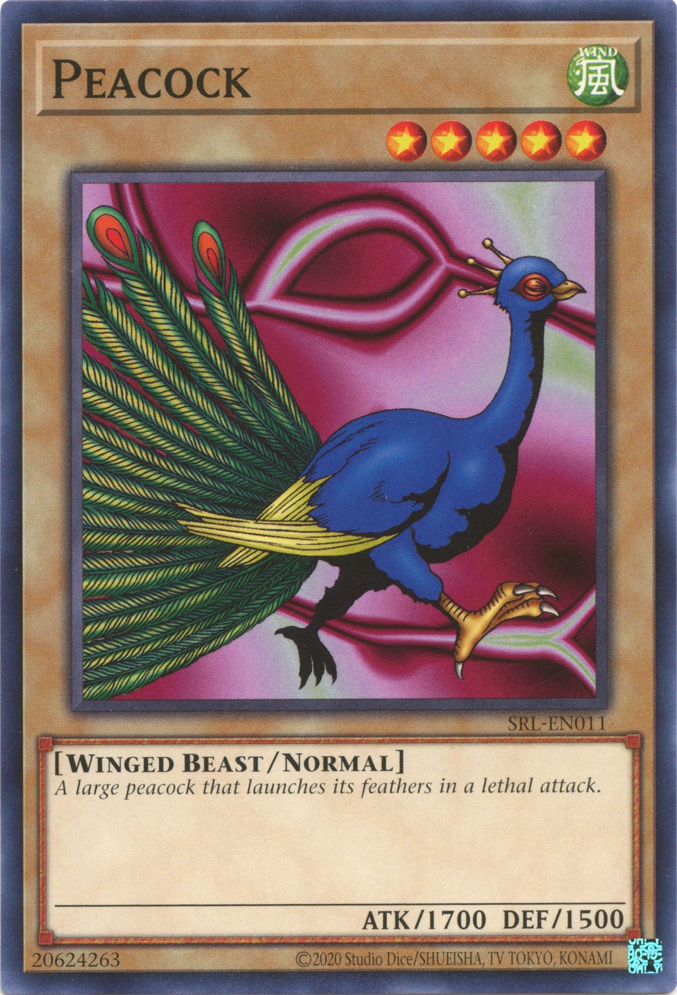 Peacock (25th Anniversary) [SRL-EN011] Common | L.A. Mood Comics and Games