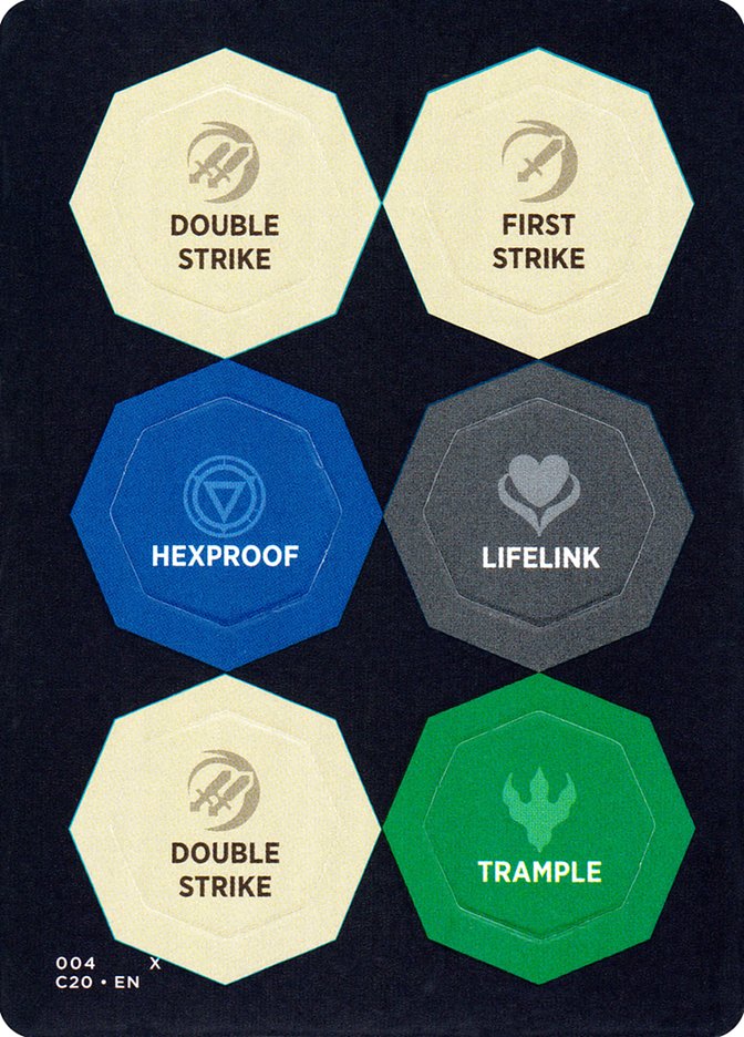 Punch Card Token (003 // 004) - Thick Stock [Commander 2020 Tokens] | L.A. Mood Comics and Games