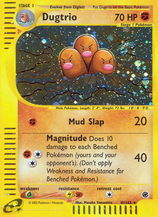 Dugtrio (10/165) [Expedition: Base Set] | L.A. Mood Comics and Games