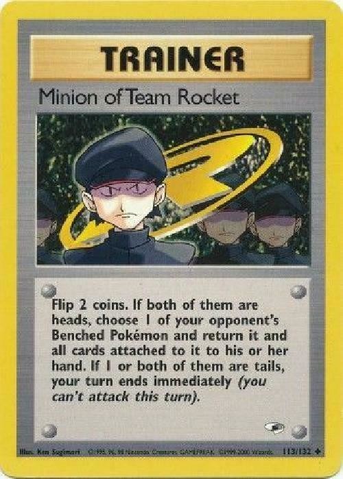 Minion of Team Rocket (113/132) [Gym Heroes Unlimited] | L.A. Mood Comics and Games