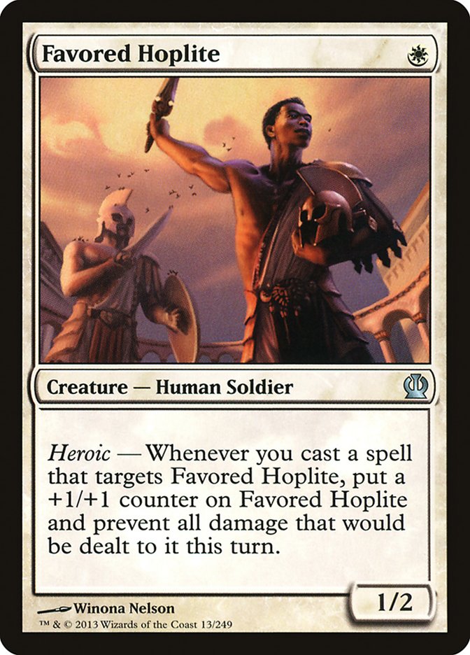 Favored Hoplite [Theros] | L.A. Mood Comics and Games