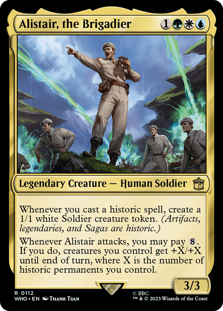 Alistair, the Brigadier [Doctor Who] | L.A. Mood Comics and Games