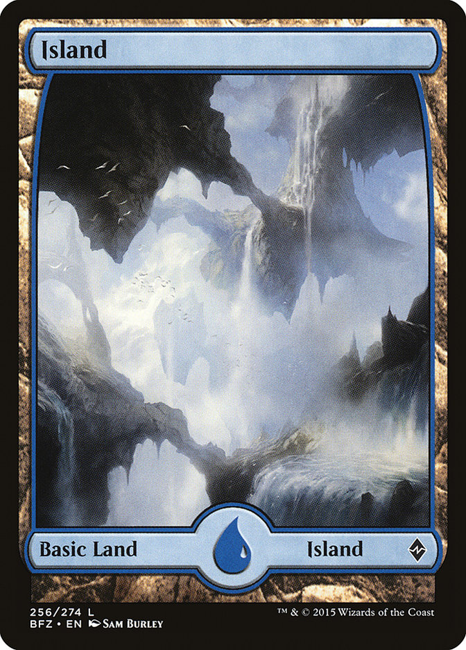 Island (256) (Full Art) [Battle for Zendikar] | L.A. Mood Comics and Games