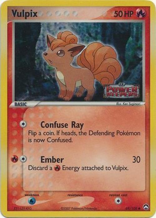 Vulpix (69/108) (Stamped) [EX: Power Keepers] | L.A. Mood Comics and Games