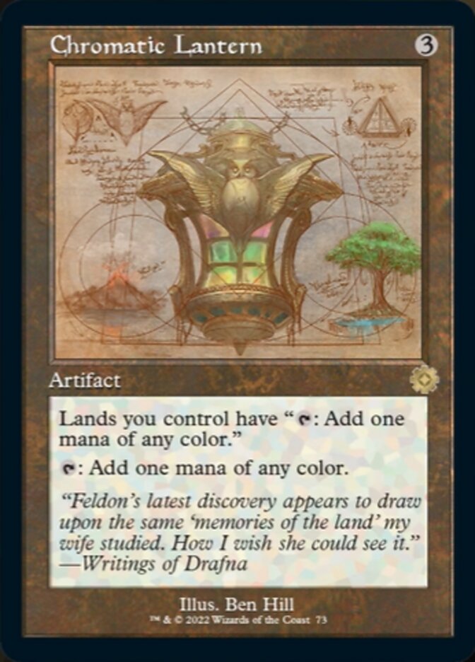 Chromatic Lantern (Retro Schematic) [The Brothers' War Retro Artifacts] | L.A. Mood Comics and Games