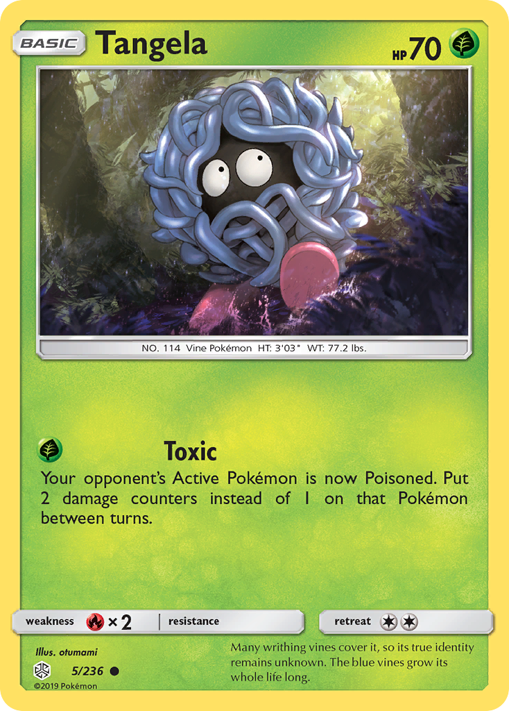 Tangela (5/236) [Sun & Moon: Cosmic Eclipse] | L.A. Mood Comics and Games