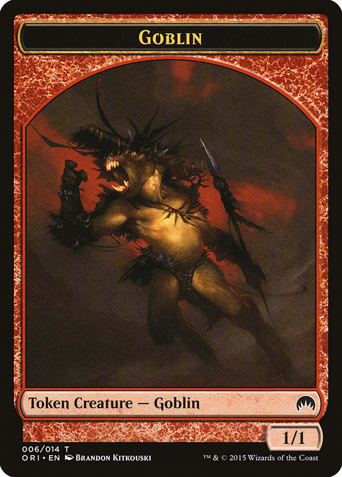 Goblin Token [Magic Origins Tokens] | L.A. Mood Comics and Games