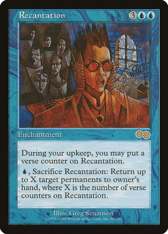 Recantation [Urza's Saga] | L.A. Mood Comics and Games