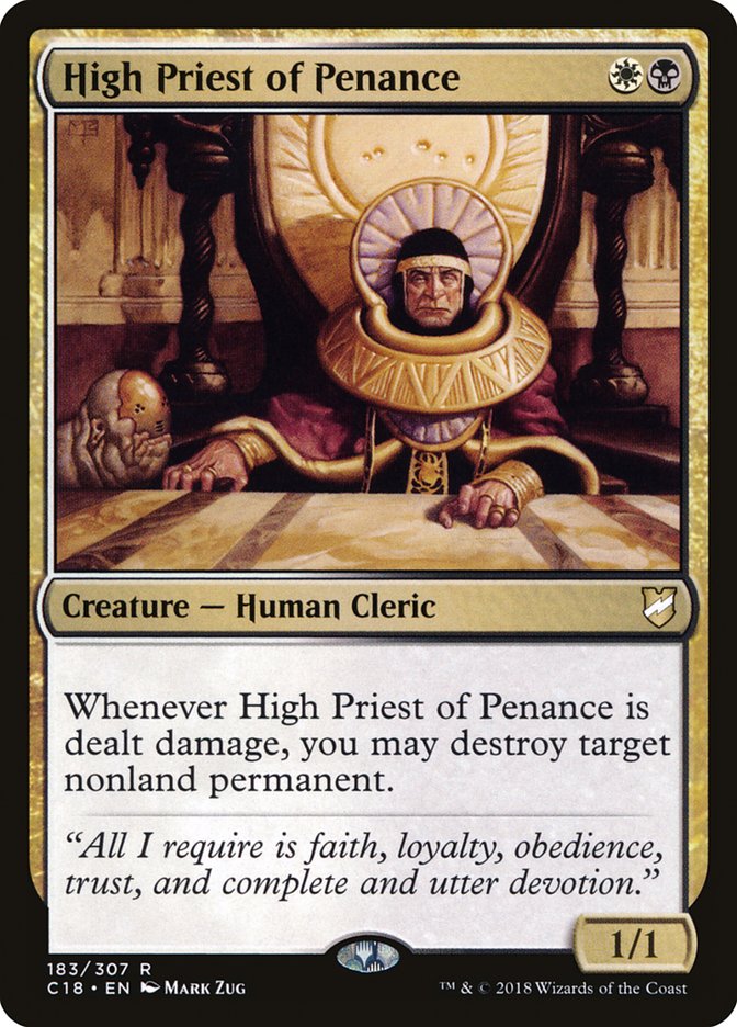 High Priest of Penance [Commander 2018] | L.A. Mood Comics and Games