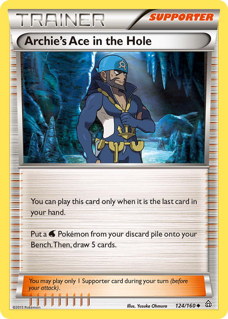Archie's Ace in the Hole (124/160) [XY: Primal Clash] | L.A. Mood Comics and Games