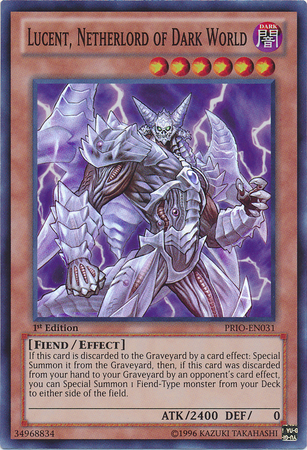 Lucent, Netherlord of Dark World [PRIO-EN031] Super Rare | L.A. Mood Comics and Games