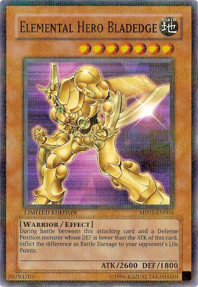 Elemental Hero Bladedge [MF03-EN005] Parallel Rare | L.A. Mood Comics and Games