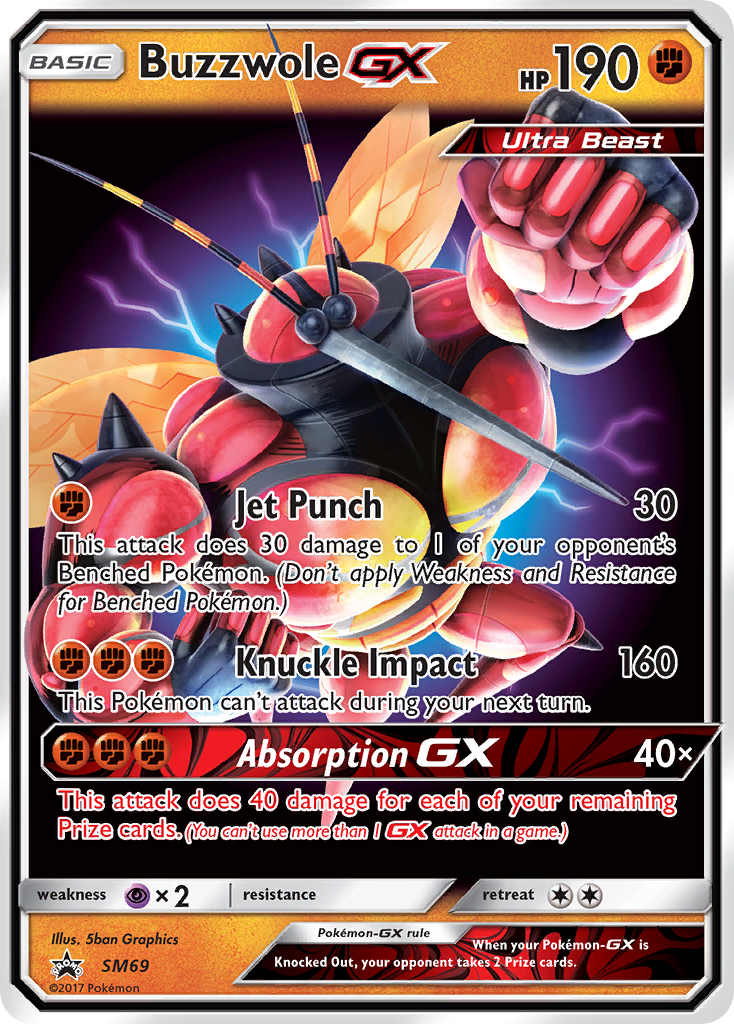 Buzzwole GX (SM69) [Sun & Moon: Black Star Promos] | L.A. Mood Comics and Games