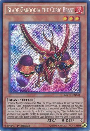 Blade Garoodia the Cubic Beast [MVP1-ENS34] Secret Rare | L.A. Mood Comics and Games